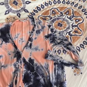 FREE PEOPLE super soft tie-dye long sleeve blouseM
